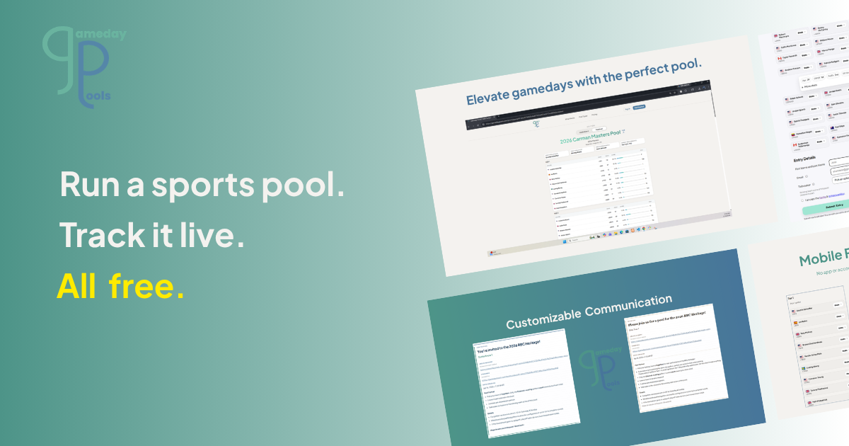 Create or Join a Sports Pool Today | Gameday Pools